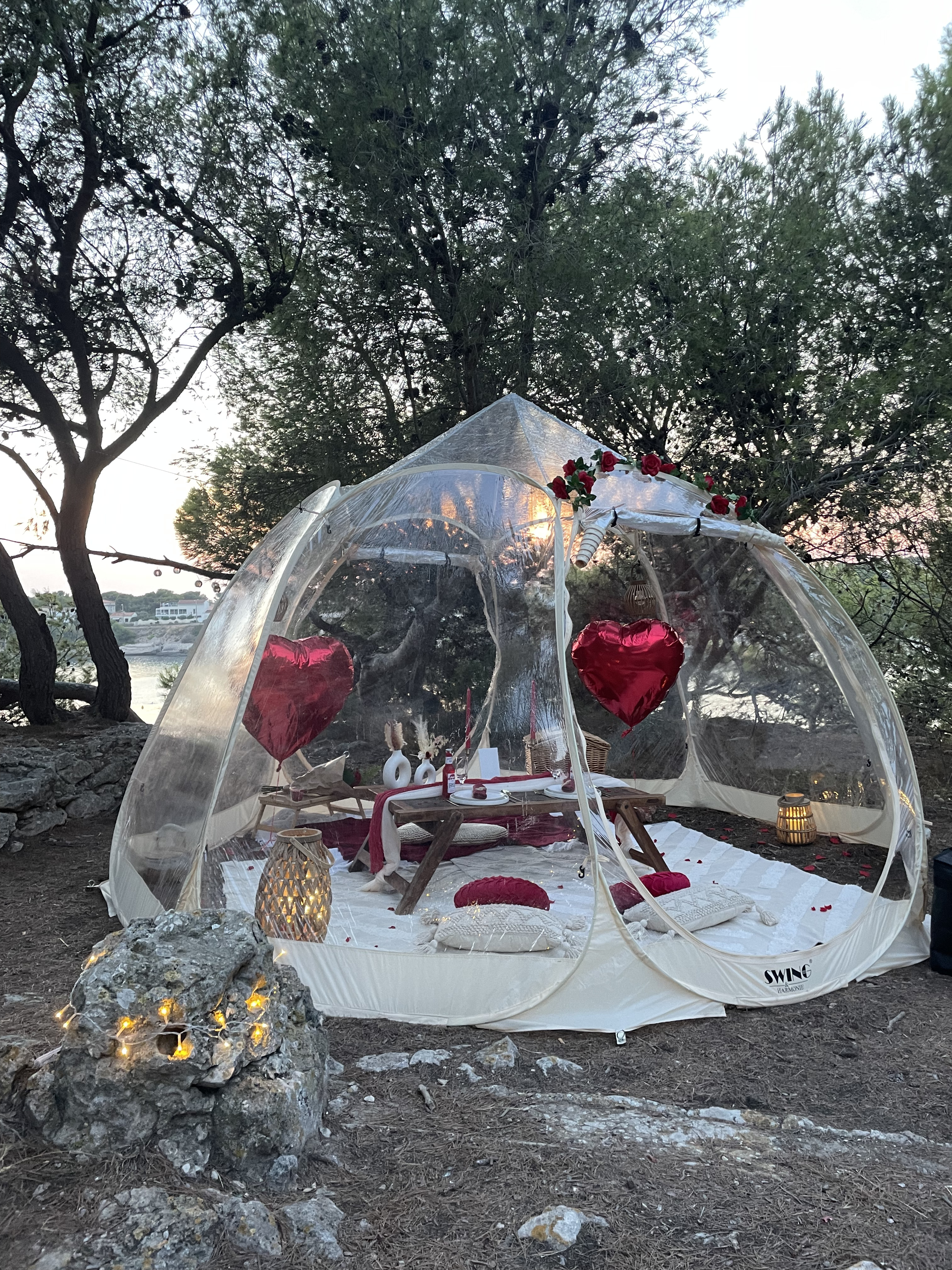 Setup pique-nique en plein air