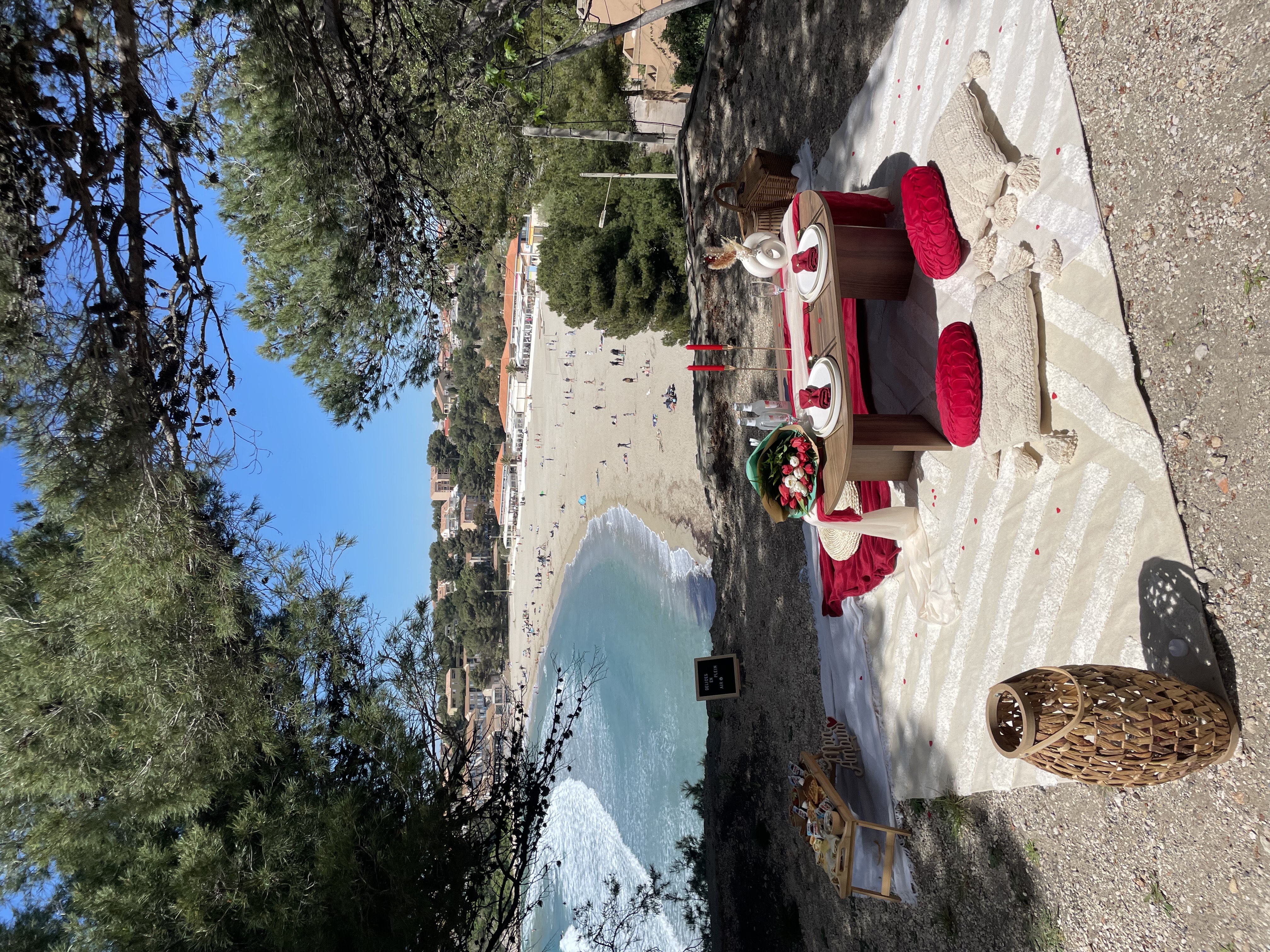 Moment convivial en plein air