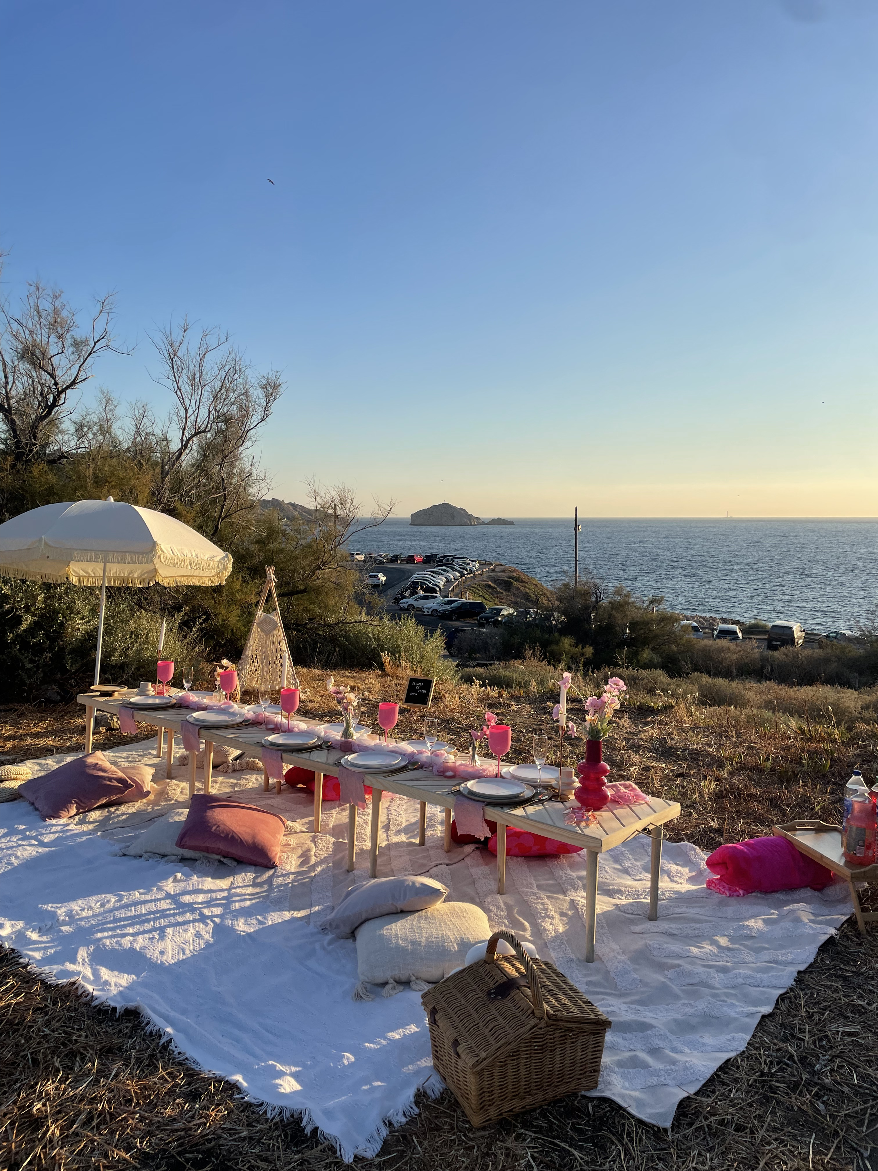 EVJF pique-nique girly Marseille