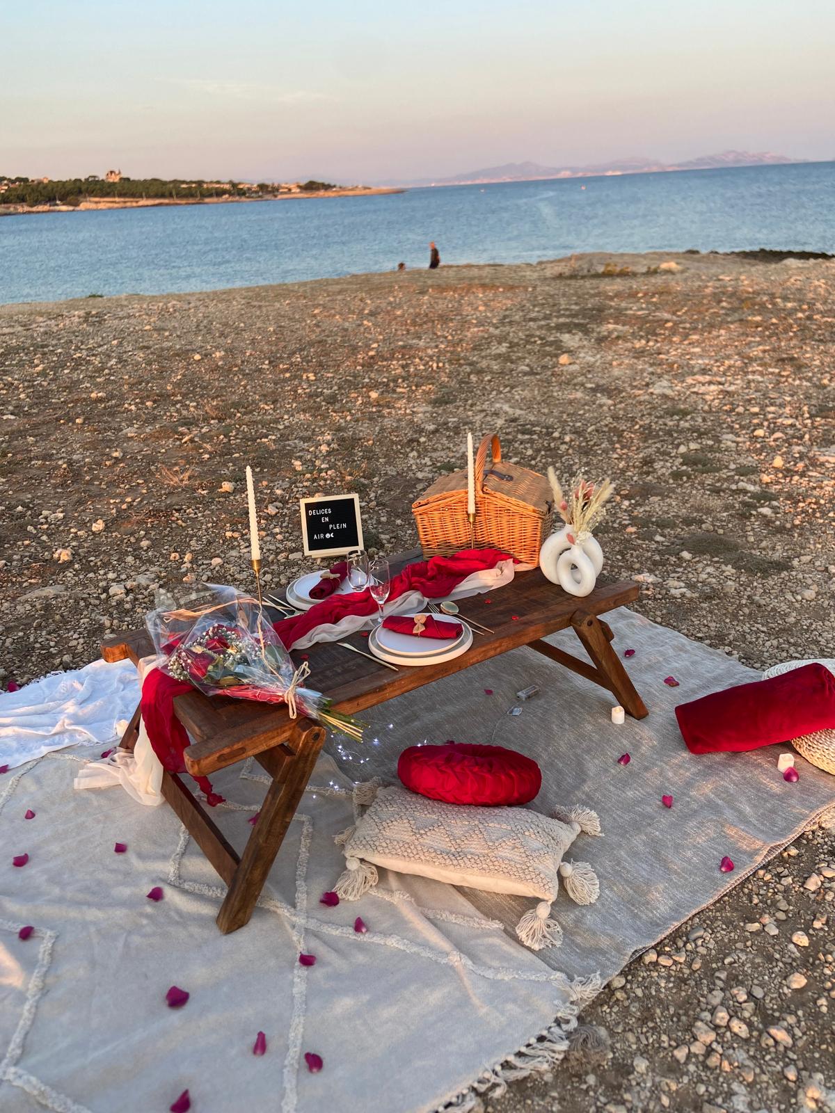Setup romantique en plein air